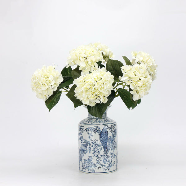 Real Touch Hydrangea-White